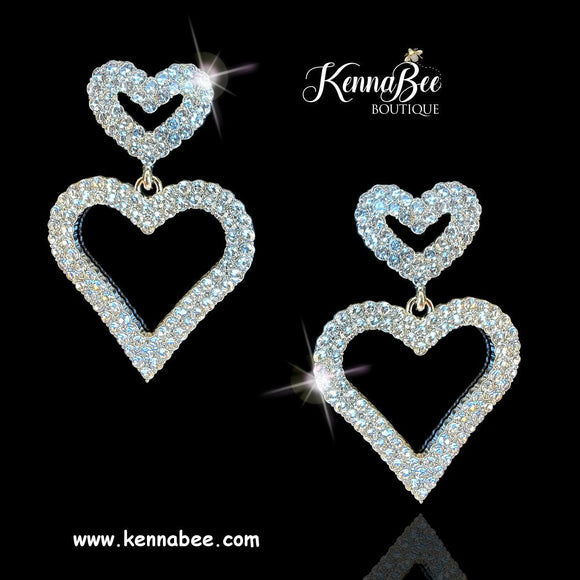 Crystal Double Hearts