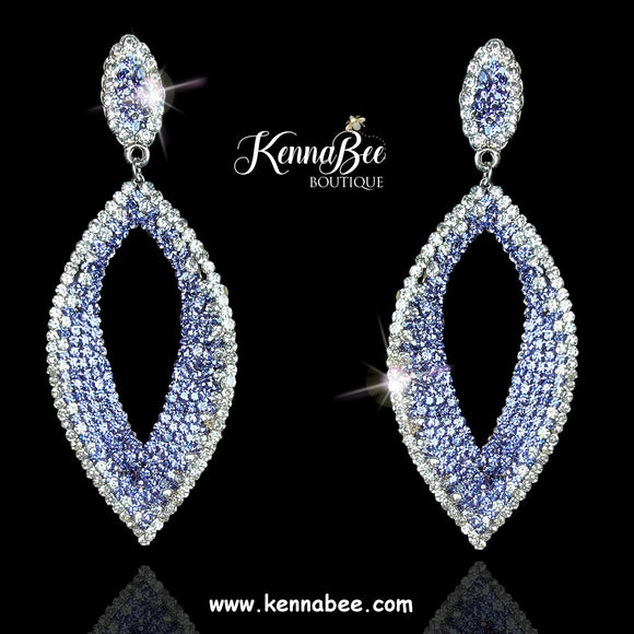 Tanzanite/Crystal Lace Marquis