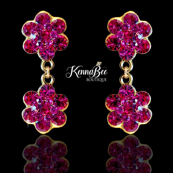 Fuchsia Double Flower Dangles