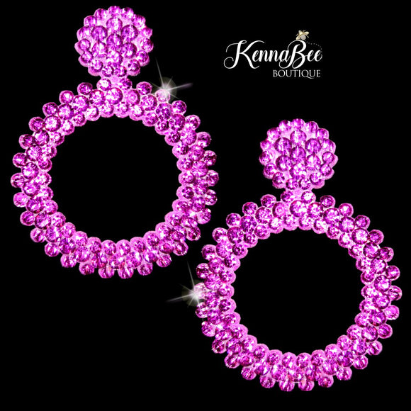 Fuchsia Circles