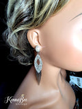 Crystal Marquessa with Silver Fringe