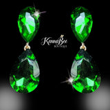 CLIP-ON Emerald KK Large Drops