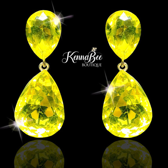 CLIP-ON Yellow KK Large Drops