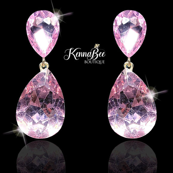 CLIP-ON Light Pink KK Large Drops