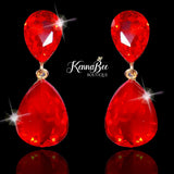 CLIP-ON Red KK Large Drops