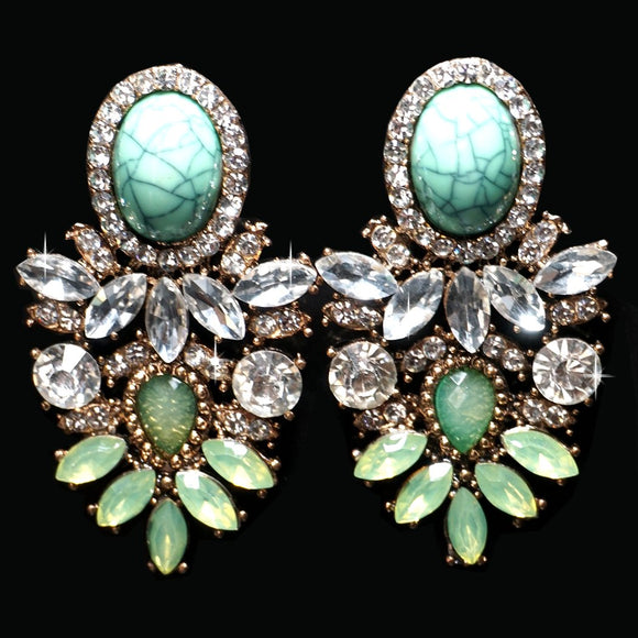 Carlie Green Earrings